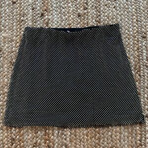 Steve Madden Rhinestone Multicolor Black Mini Skirt
